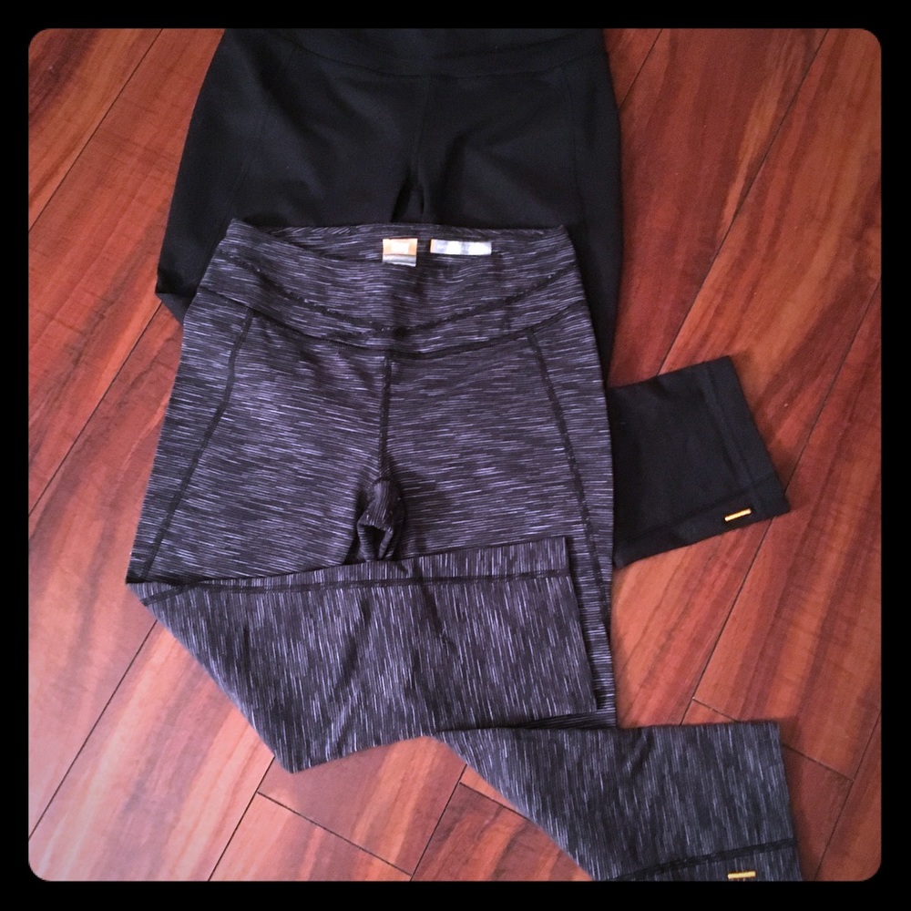 SOLD- Lucy cropped leggings- 2 pair/ 1 price